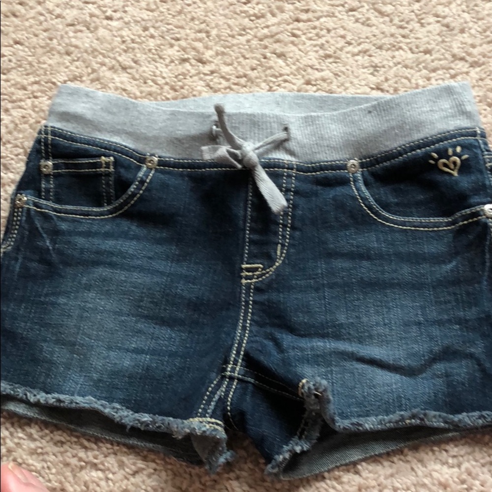 Justice denim shorts